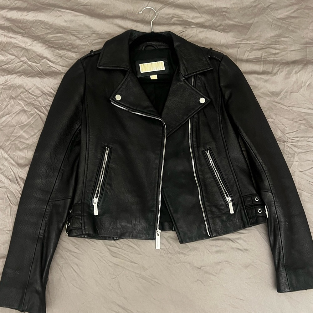 Michael Kors Leather biker jacket